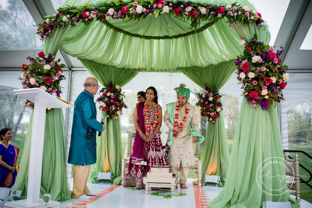 Elegant Events Florist - Philadelphia wedding florist - Indian Wedding Mandap - Belle Voir Estate - Bensalem PA - Lightyear Studio - indian wedding - indian traditional ceremony